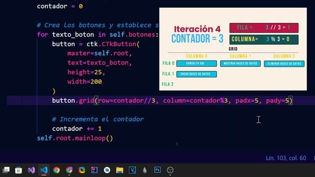 Bucle autogenerador de BOTONES y DESTRUIR ventanas con Tkinter y CTK - Máster en PYTHON #47 смотреть онлайн