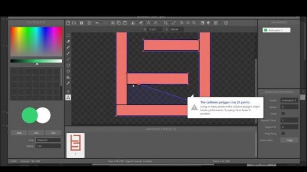 Урок #0.1 Правильная настройка сложной коллизии (Construct 3)