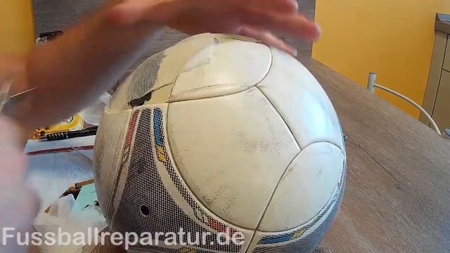 Soccer Ball Repair - Fixing a giant crack смотреть онлайн