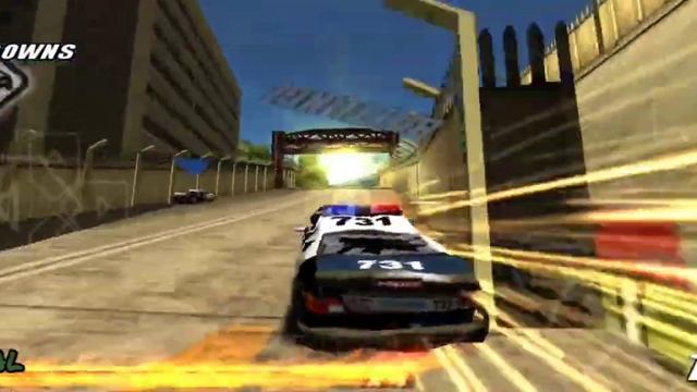 Burnout Legends: Road Rage with Compact Cop Car (PPSSPP) смотреть онлайн