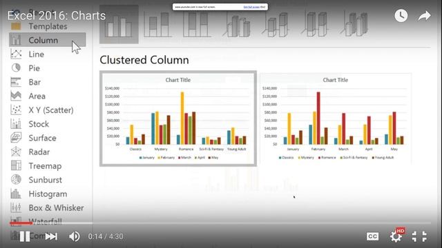 New Course: Excel 2016 смотреть онлайн
