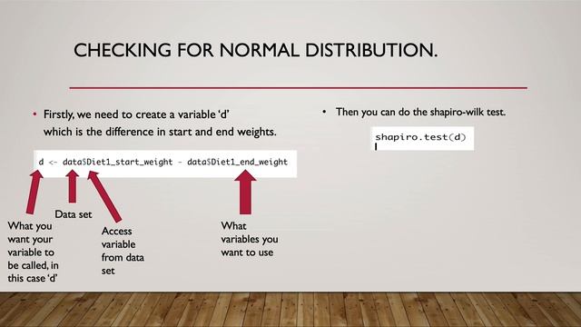Performing a Paired T test in R смотреть онлайн