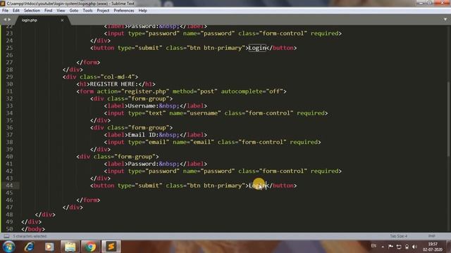 Login System in PHP & MySQL | Part 1 смотреть онлайн