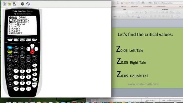 How to find the Z critical values in the calculator ti-84 смотреть онлайн