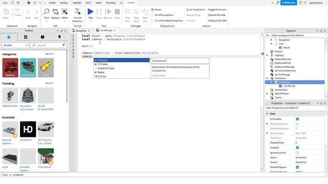 Создание камеры в Роблокс Студио смотреть онлайн