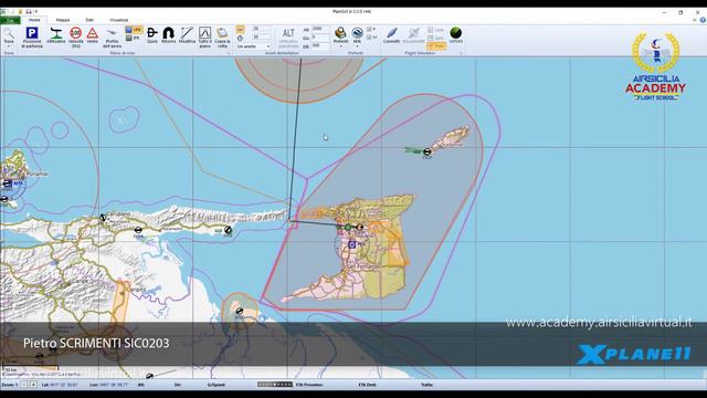 Academy Air Sicilia Virtual esportare un piano di volo per X-Plane смотреть онлайн