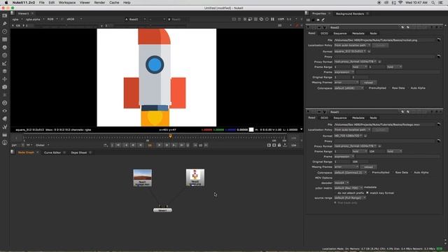 Nuke studio tutorial for beginners | Merge Node | VFX 2019 | Combine Video and Image смотреть онлайн