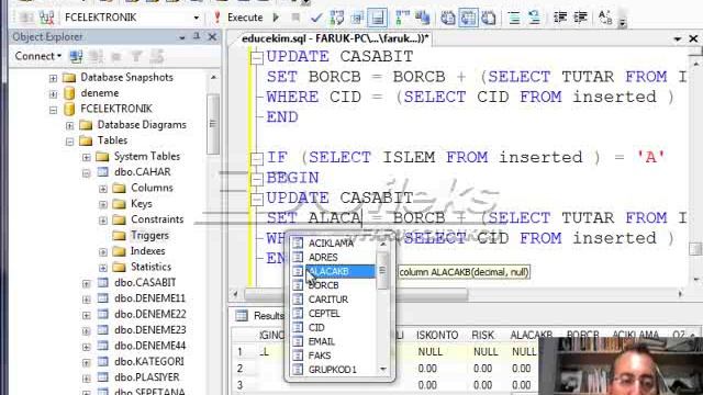 SQL Server - trigger смотреть онлайн