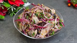 Необычная ЗАКУСКА из обычной СЕЛЁДКИ! ЧТО-ТО НОВЕНЬКОЕ на Праздничный стол! Селёдочка со сливами.