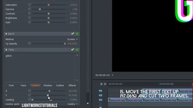 How to Make a Cool Glitch Text Effect in Lightworks (EASIER THAN PREMIERE PRO) смотреть онлайн