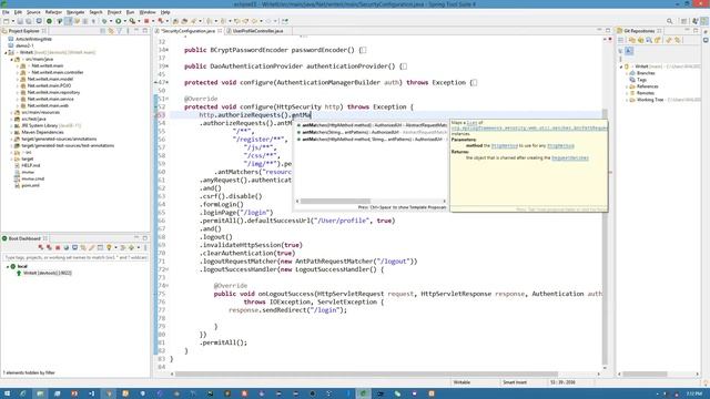 Spring authentication only the authenticated user can access the URL | spring boot security смотреть онлайн