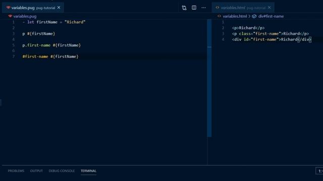 Lesson 8 - JavaScript in Pug: Variables смотреть онлайн