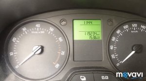 Убираем значок сервис шкода фабия