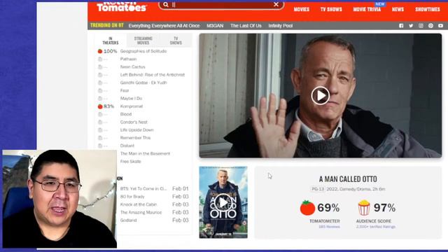 A Man Called Otto Movie Review - Tom Hanks 2023 смотреть онлайн