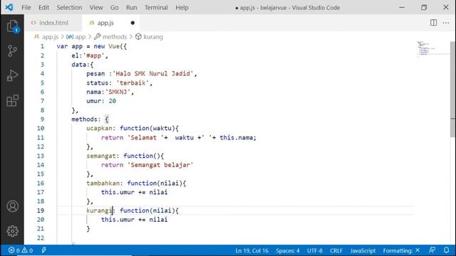 Part 4 Belajar Vue Js By Modul , Tentang Event смотреть онлайн