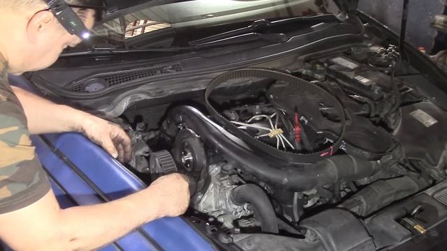 Volvo C70 2 4D Замена ГРМ с помпой смотреть онлайн