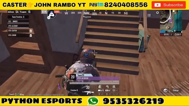 GIVEAWAY MATCH || SPONSORED & ORG BY PYTHON ESPORTS ||CASTER ?JOHN RAMBO YT смотреть онлайн