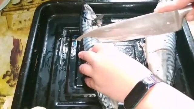 Скумбрия в духовке