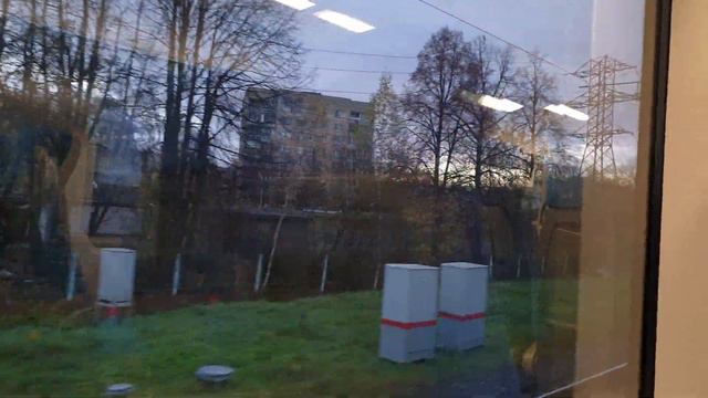 Утренняя поездка в электропоезде "Ласточка" ЭС2Г-089 КОМФОРТ | Клин - Стриглово смотреть онлайн