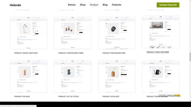 Helendo - Furniture eCommerce WordPress Theme ajax store Website Builder смотреть онлайн