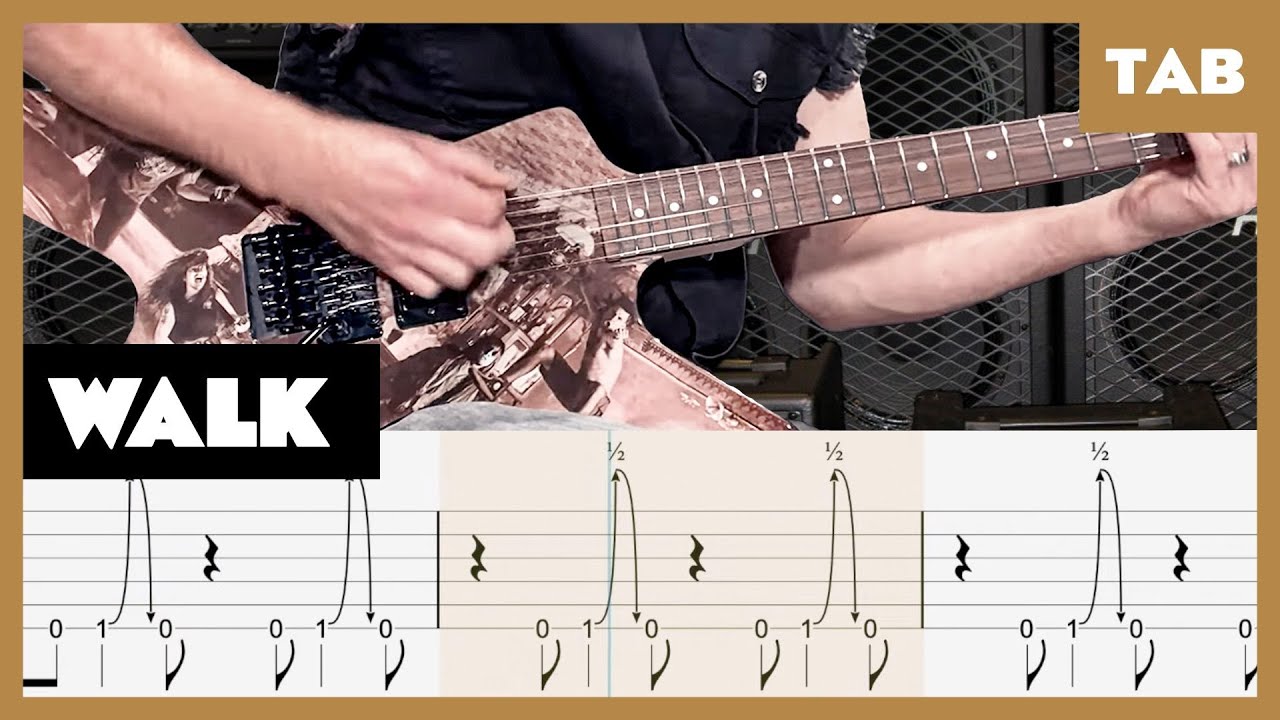 Pantera - Walk - Guitar Tab | Lesson | Cover | Tutorial | Amplitube смотреть онлайн