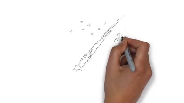 как нарисовать комету,how to draw a comet,cómo dibujar un cometa,comment dessiner une comète смотреть онлайн
