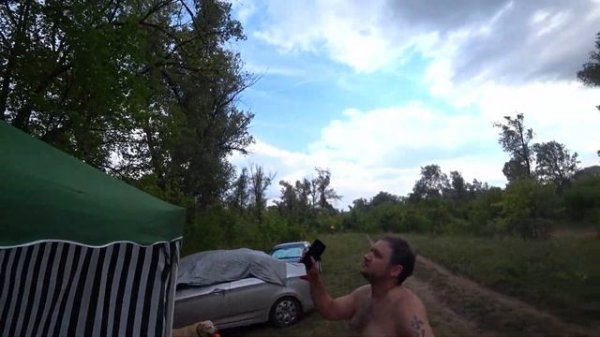 ⛺ Купили еще одну палатку!! Отдых с палатками на нашем секретном месте. Яйца в костре ?