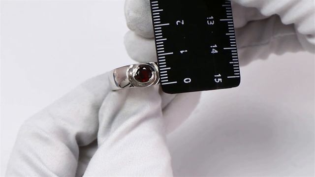 Серебряное кольцо AQUAMARINE с гранатом А6952803 смотреть онлайн