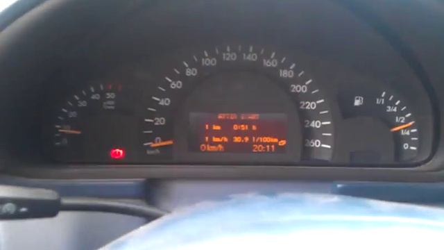 Звук работы W203 C220 CDI