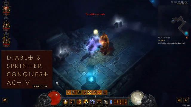 Diablo lll - Sprinter Conquest - ACT V only смотреть онлайн