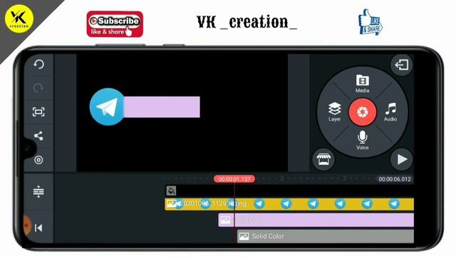 How to make lower thirds in kinemaster | Tamil | VK creation смотреть онлайн