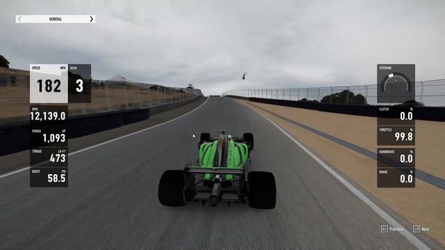 Forza Motorsport 7 World Record At Laguna Seca In The Renault F1 Car 57.061 смотреть онлайн