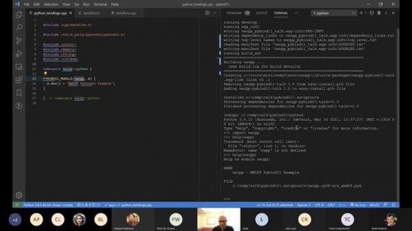 Python Bindings for C++