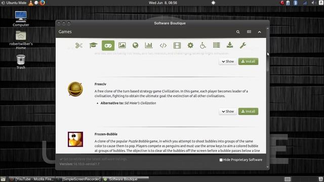 trying to screen cast with Ubuntu mate смотреть онлайн