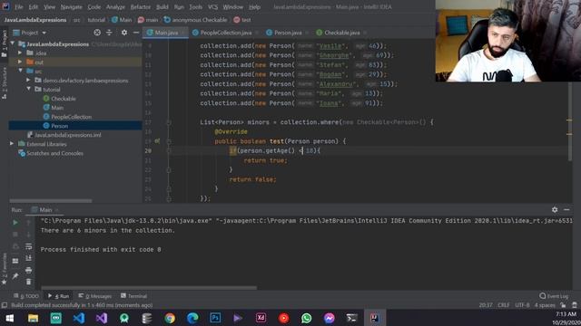 Lambda Expressions | Tutorial Java începători смотреть онлайн