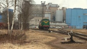 Тепловозы ТГМ23-1676 и ТГМ4А-1134 1 / TGM4A-1134 and TGM23-1676 shunters 1
