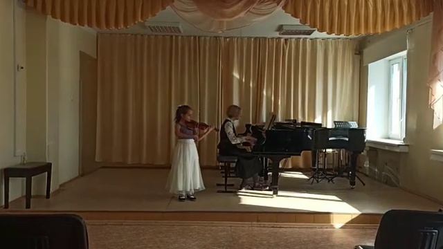 Виктория Тарасенко (скрипка) А. Гречанинов - "Весельчак". смотреть онлайн