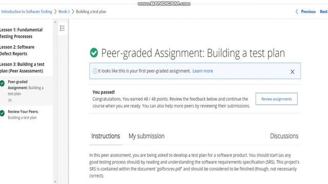 Introduction To Software Testing Coursera | All Solved Assignments & Peer Graded Reviews смотреть онлайн