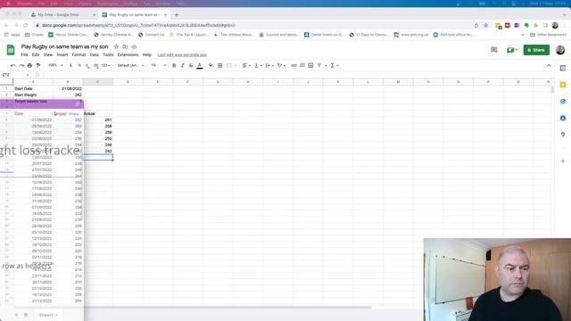 How to Create Your Own Weight Loss Tracker in Google Sheets! смотреть онлайн
