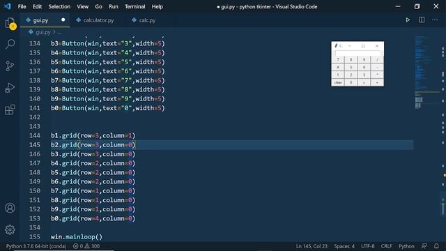 Make Calculator Using Tkinter Module in Python ??| Front End | #203 Python Training in Hindi смотреть онлайн