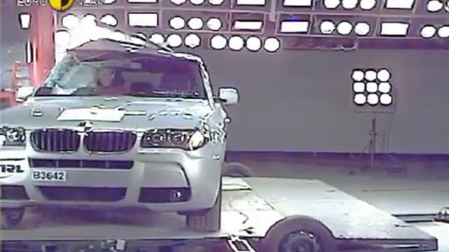 Euro NCAP BMW X3 2008 Crash test смотреть онлайн