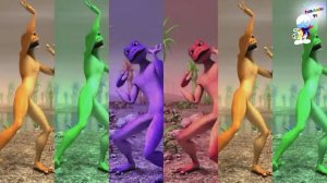 Инопланетянин танцует на марсе со своими братьями