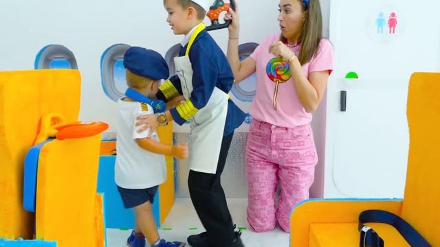 Airplane Challenge With Vlad And Niki