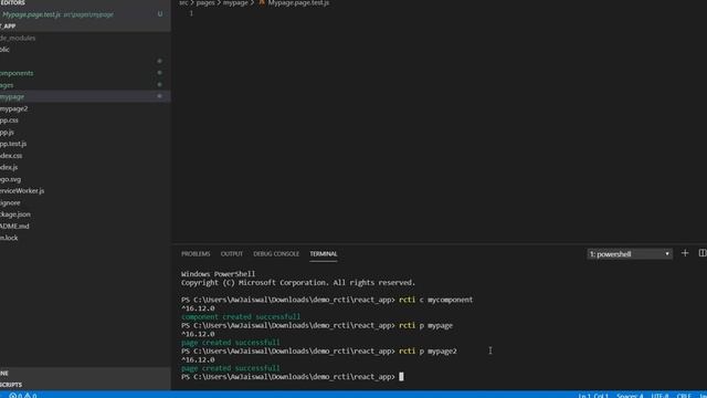 React cli to create page #react #rcti смотреть онлайн