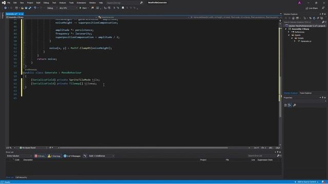 The Unity interpretation of a 2D Endless Terrain Generation using Perlin noise смотреть онлайн