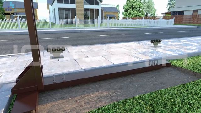 Установка откатных ворот с зашивкой металлический штакетник смотреть онлайн