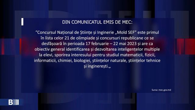 B MOLDOVA BULETIN INFORMATIV. Эфир от 21.02.2023 (23:00) смотреть онлайн
