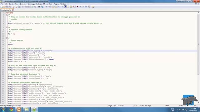 How to set PHPMYADMIN password on XAMPP server? смотреть онлайн