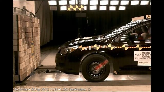 Subaru Impreza | 2012 | Frontal Crash Test | NHTSA | CrashNet1