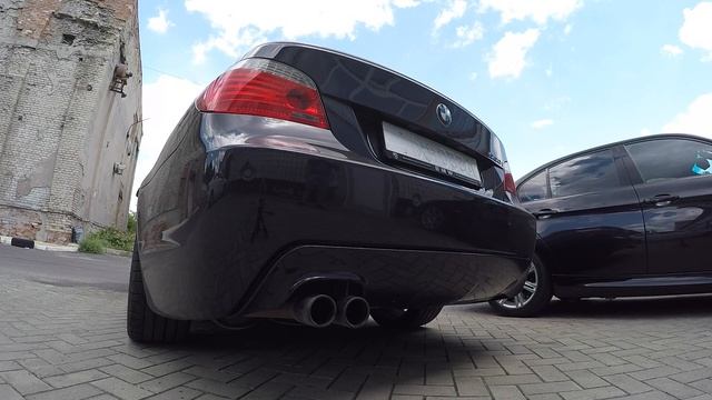BMW 550i Catless Headers Exhaust Sound N62B48
